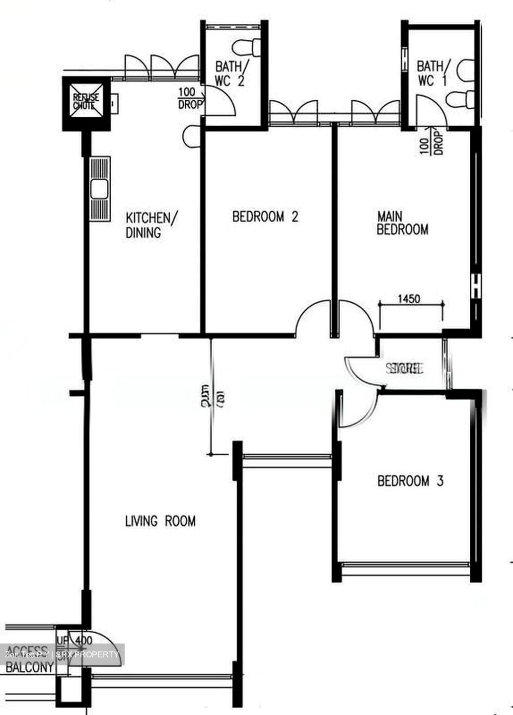 Blk 852 Tampines Ville (Tampines), HDB 4 Rooms #550516241
